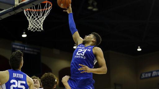 Haws has career-high 35 to lead BYU over San Diego in OT